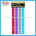 Hot sell 30cm plastic letter stencil ruler for students